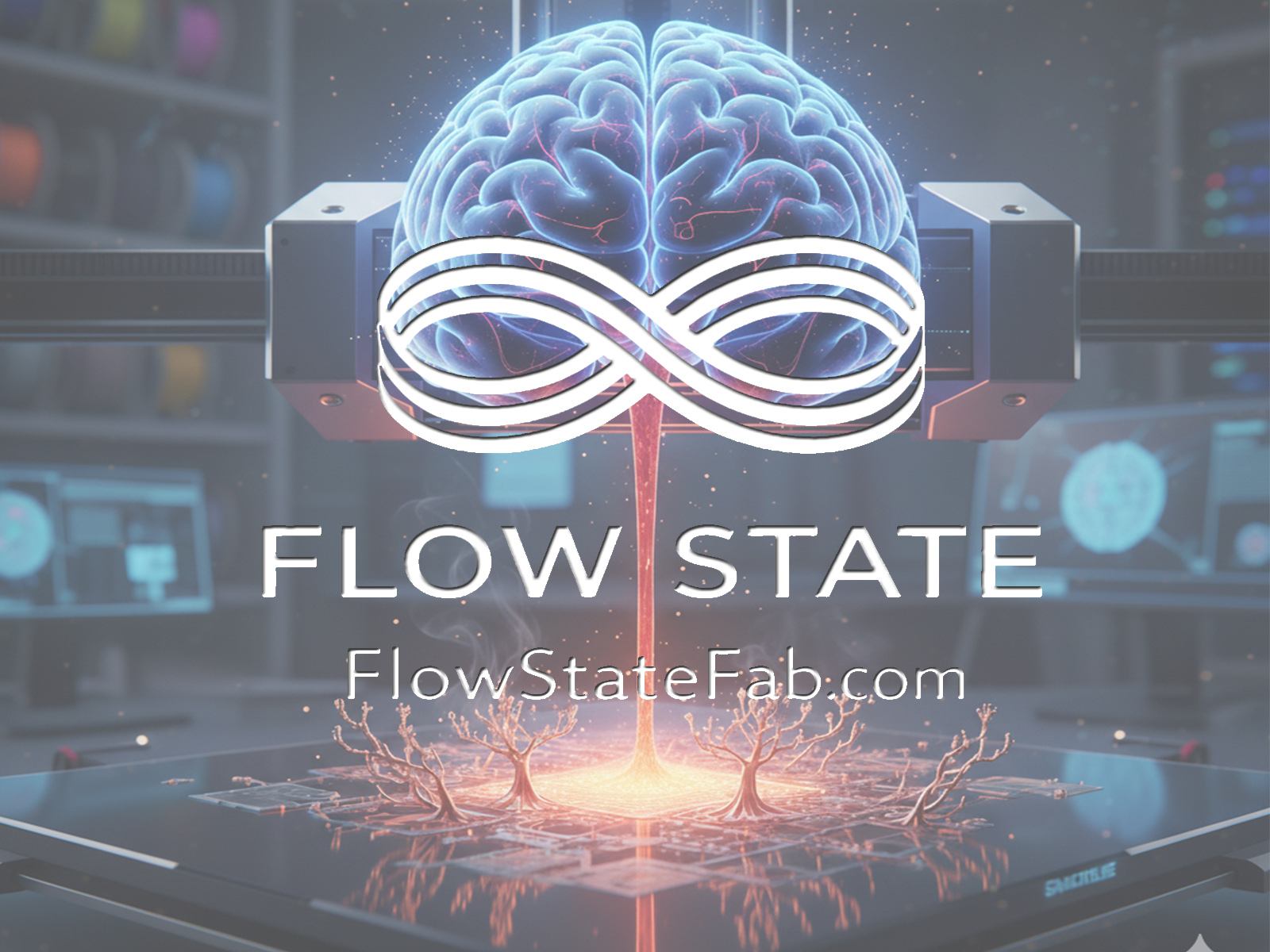 Flow State Fabrication 3D printed product